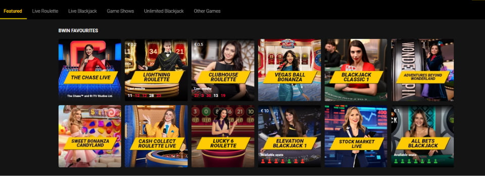 Bwin Casino livespel