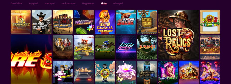 Cherry Casino spelautomater på nätet