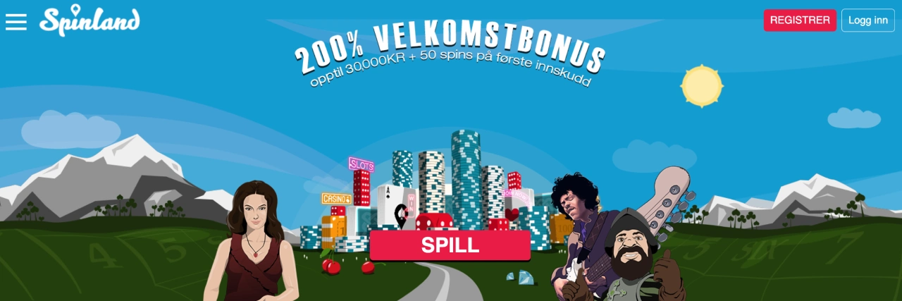 spinland casino norge velkomstbonus