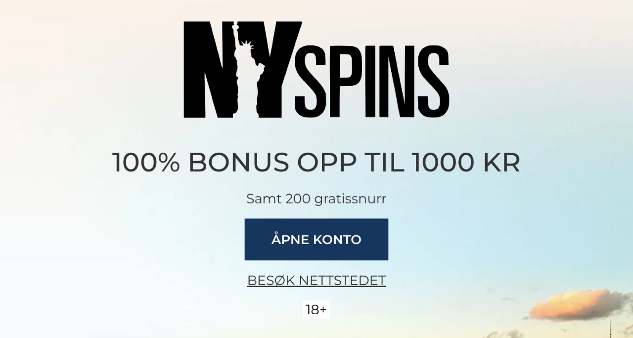 nyspins casino norge bonus