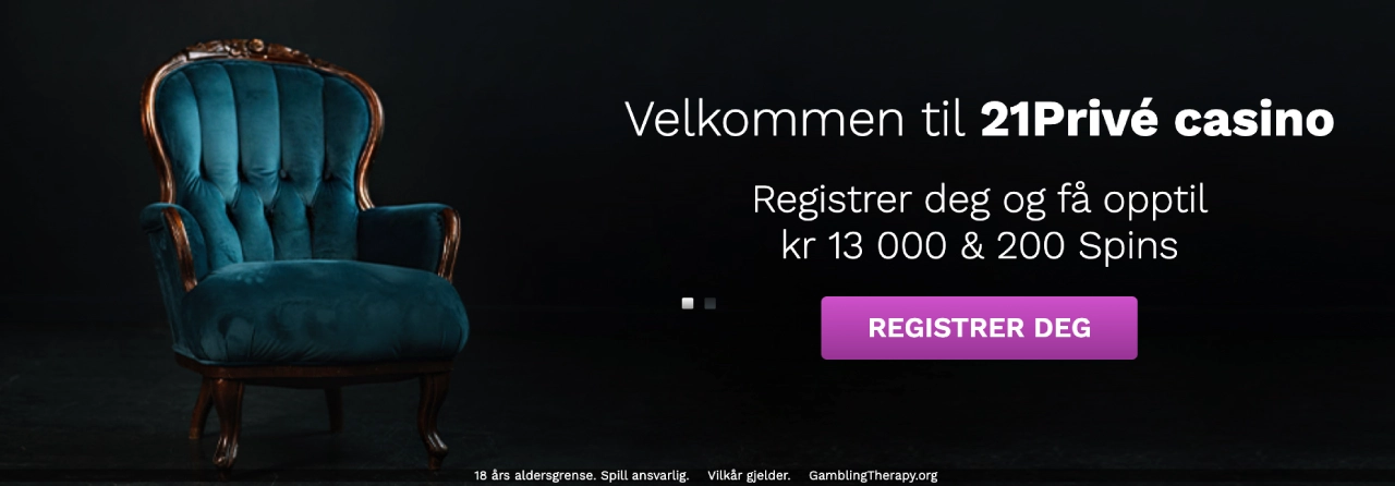 21prive casino norge bonus