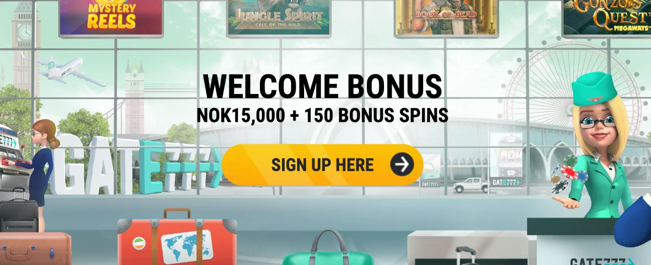 gate777 casino norge bonus