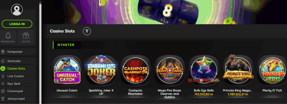 Spelautomater hos 888 Casino
