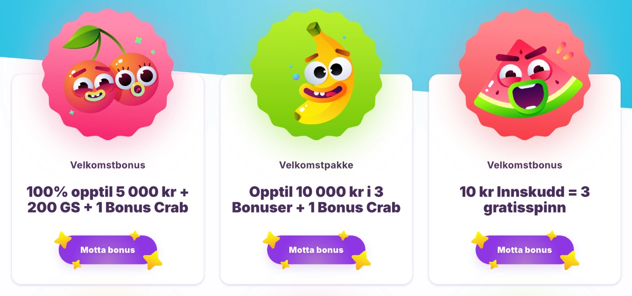 nomini casino norge bonus