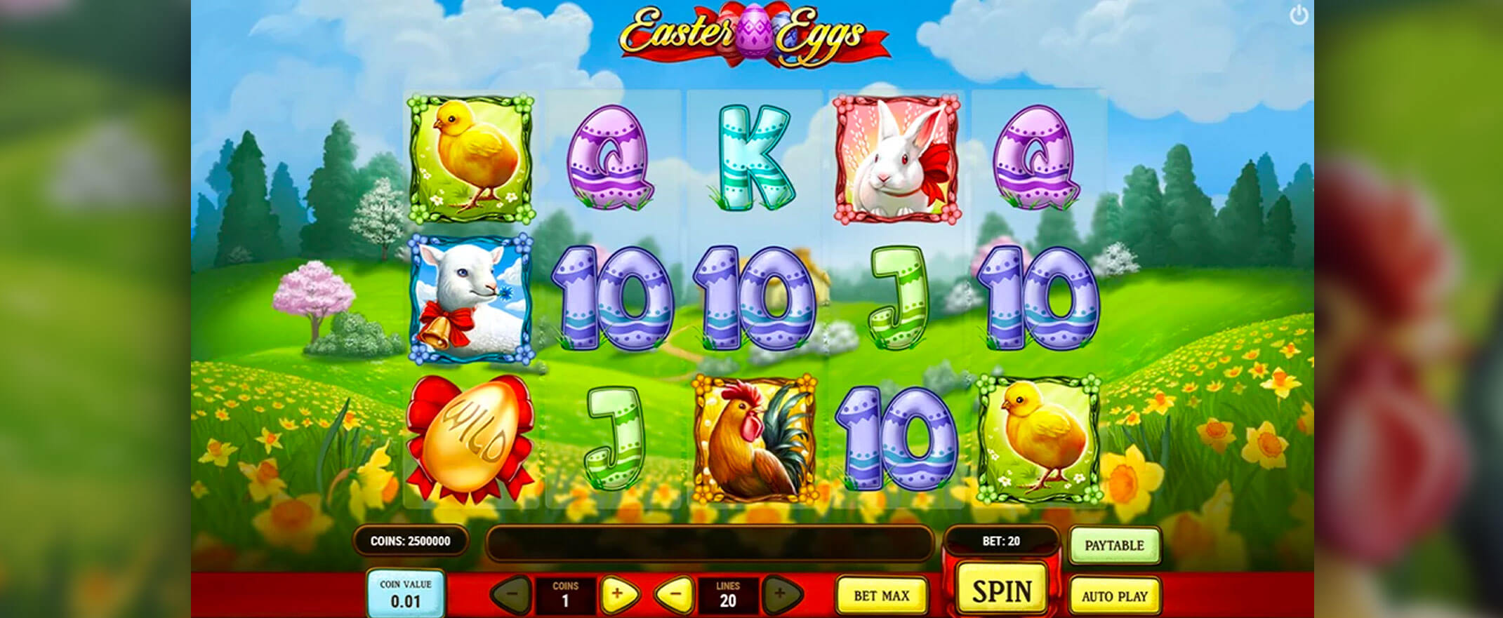 Easter Eggs peliautomaatti