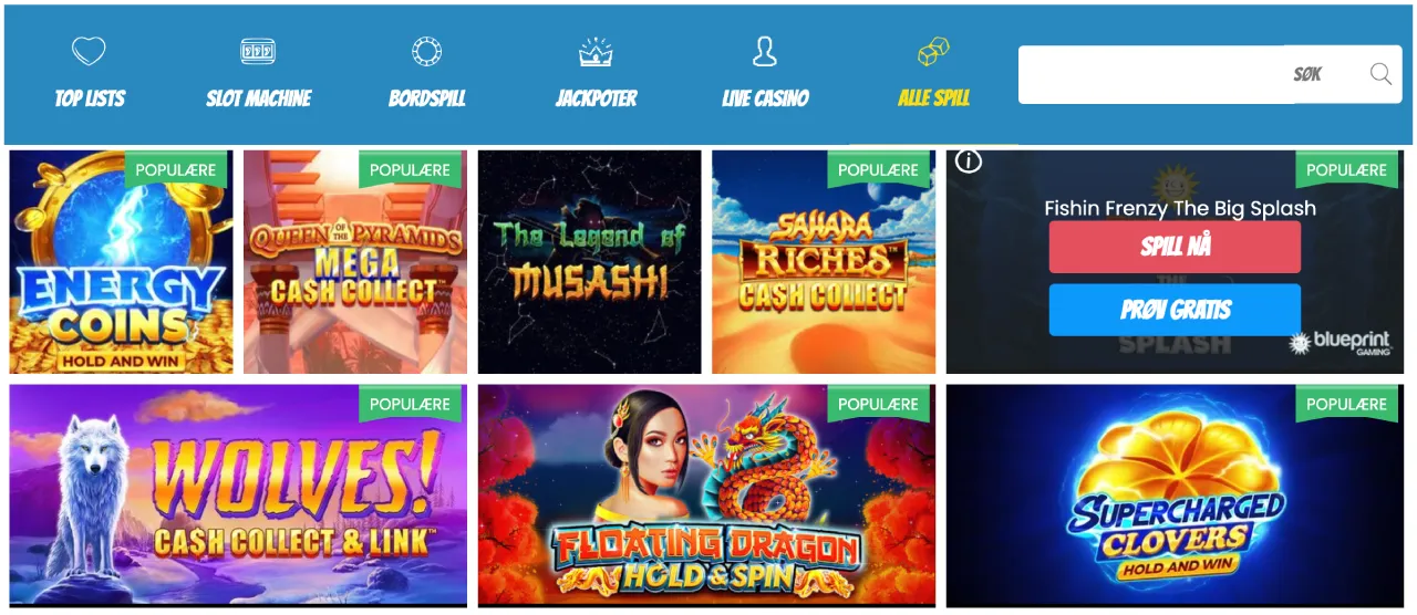 play jango casino norge spill