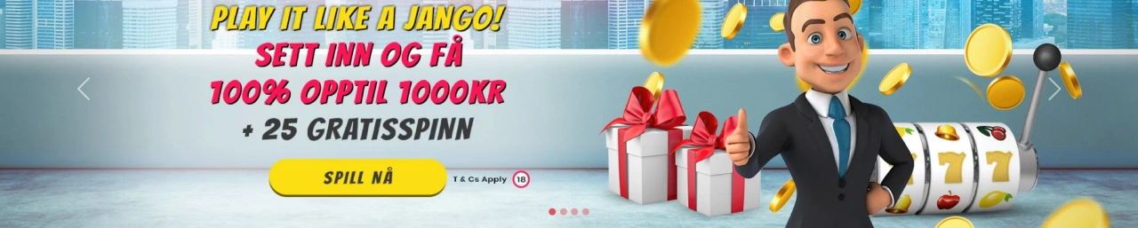 play jango casino norge bonus