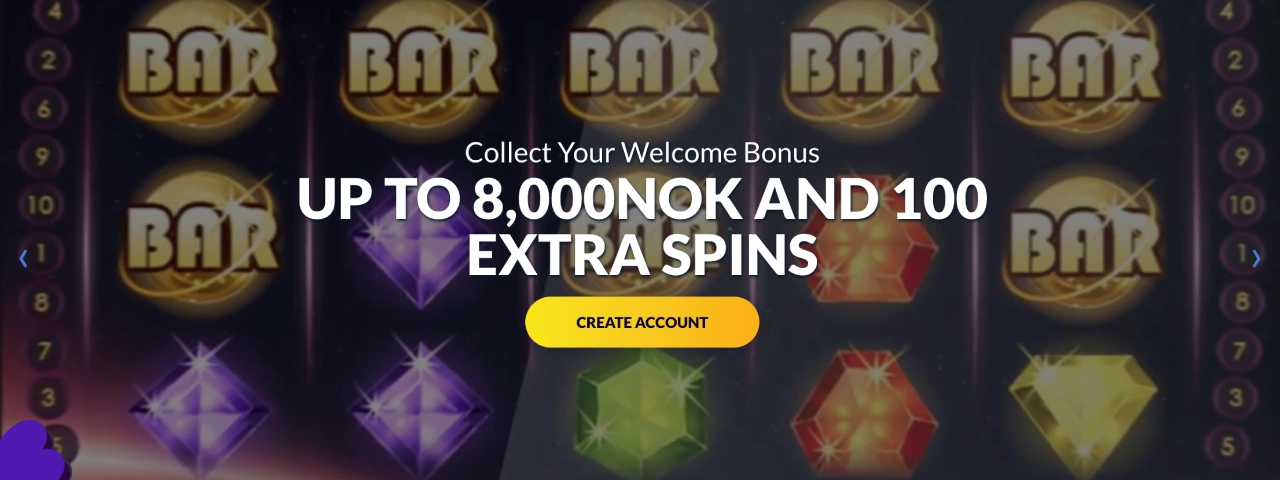 playluck casino norge bonus