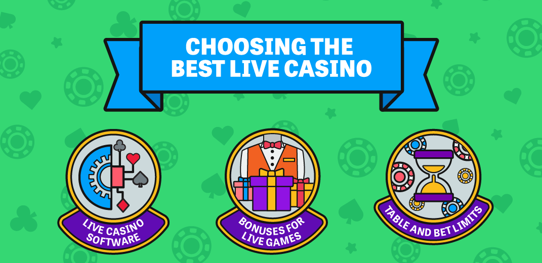 How to Choose the best live casino infographic