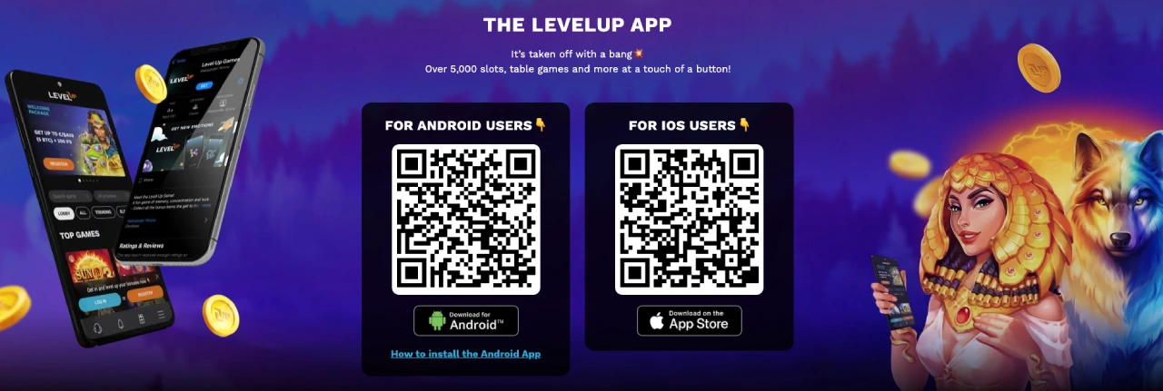 levelup casino norge mobilapp