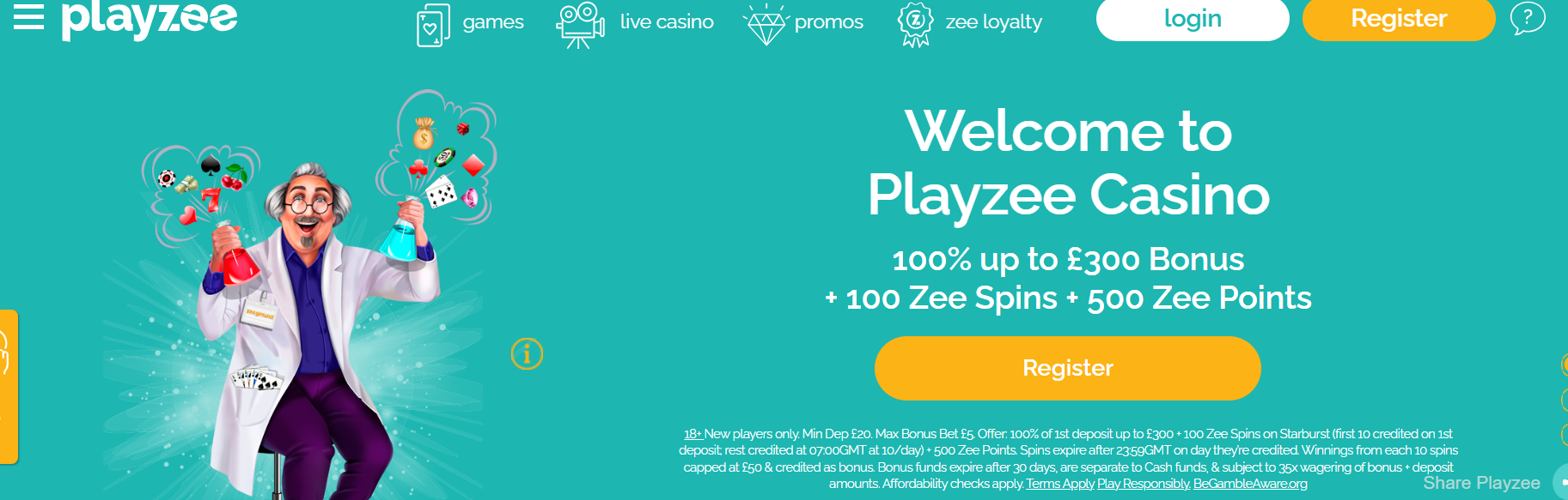 Playzee Welcome Offer