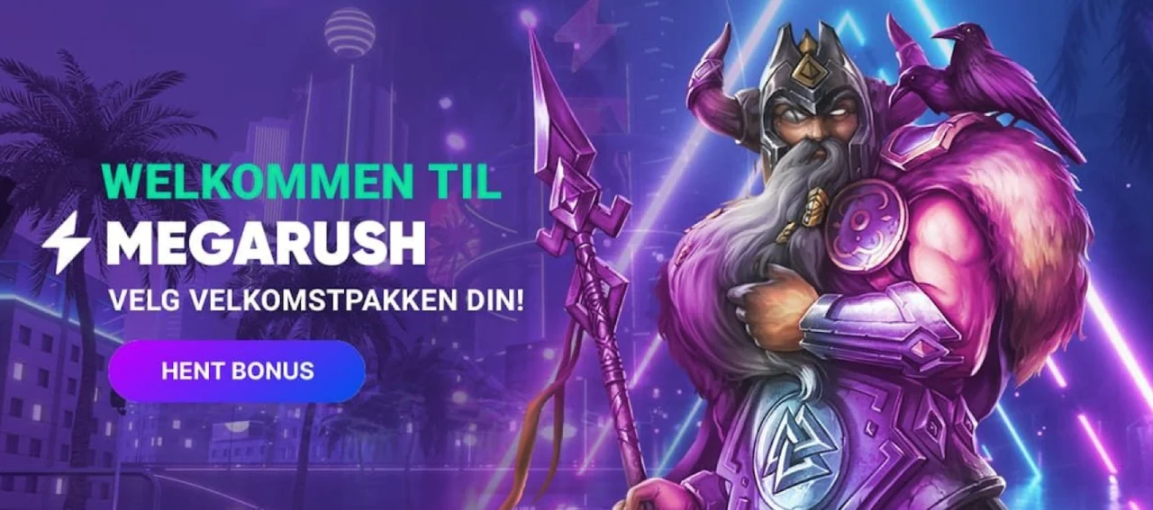 megarush casino norge bonus