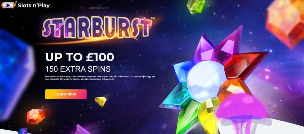 Slots N'Play Welcome Bonus Starburst