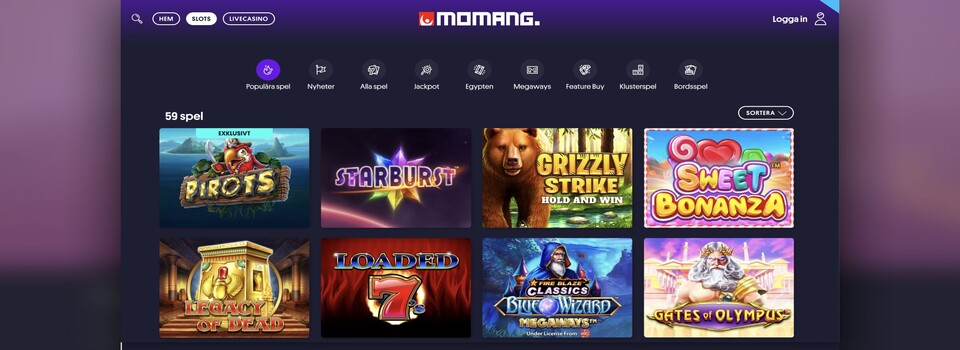 Momang Casino spelautomater