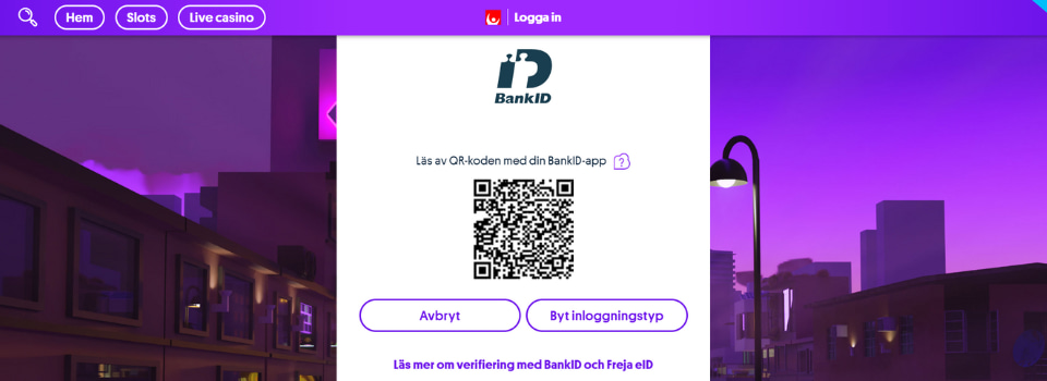 Momang Casino QR-kod för verifiering