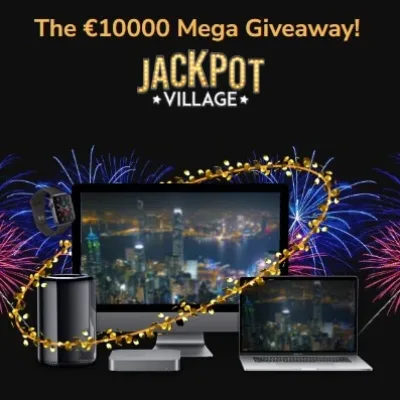 e10,000 mega giveaway jackpot village