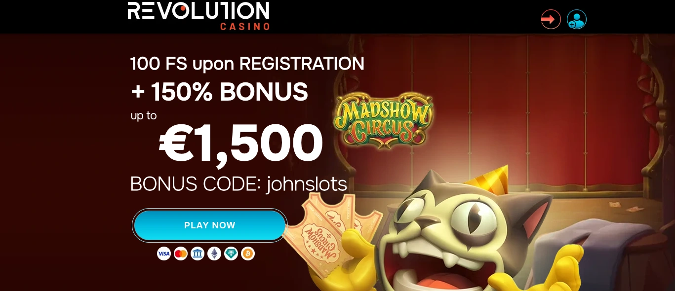 Revolution Casino No Deposit Bonus