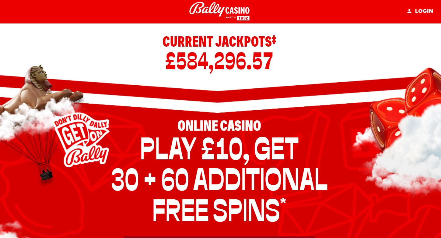 Bally Casino Home Page