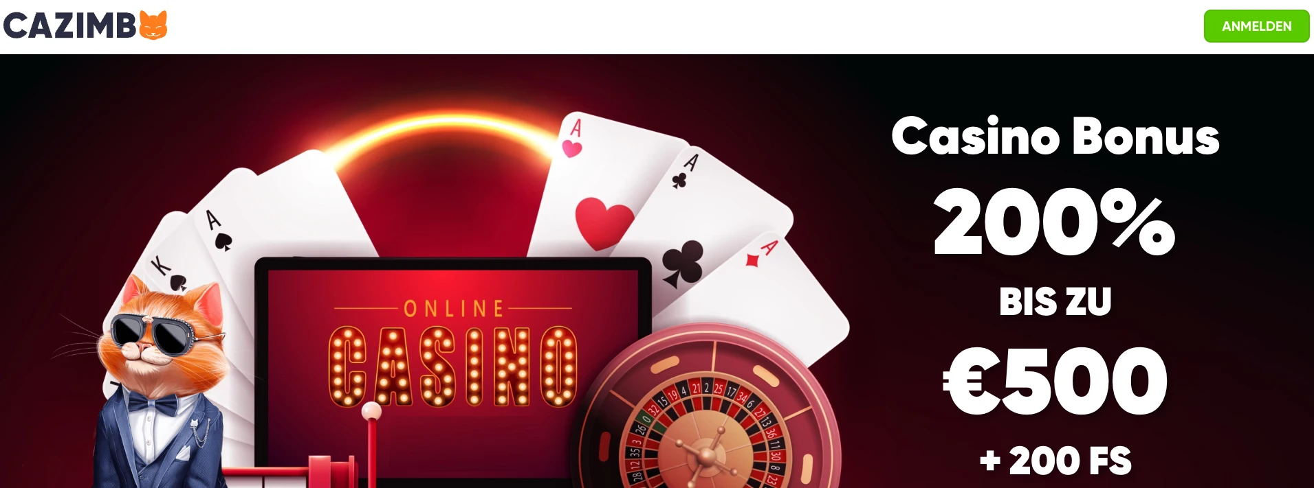 Cazimbo 200% Casino Bonus