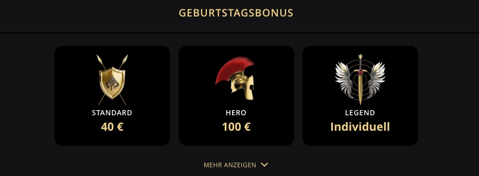 Lex Casino Geburtstagsbonus