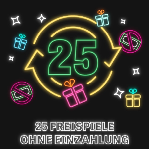 25 Freispiele ohne Einzahlung