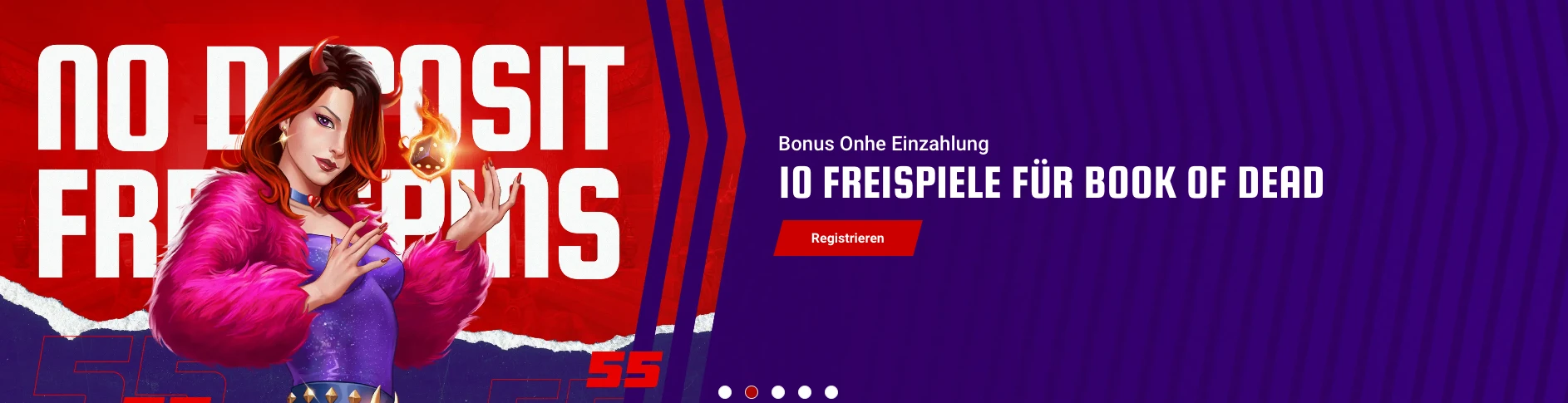 55bet Casino Bonus ohne Einzahlung