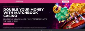 Matchbook casino welcome bonus offer