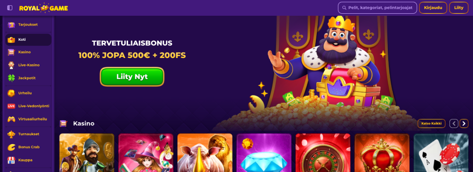 royal game casino etusivu