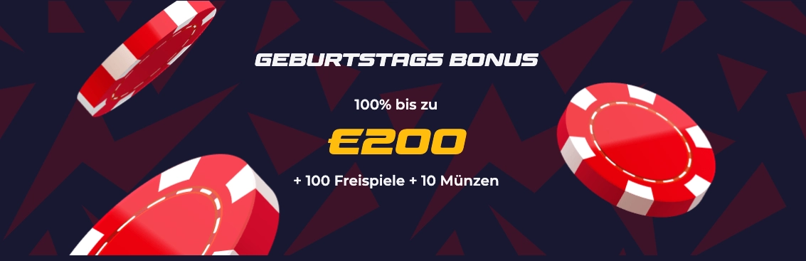 Slota Casino Geburtstagsbonus