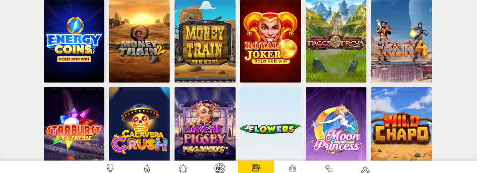 Interwetten Casino spelautomater