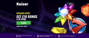 Kaiser Slots Casino Welcome Bonus