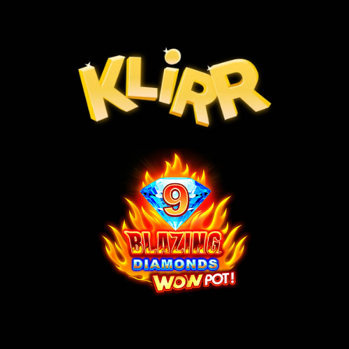 9 Blazing Diamonds-Wow Pot Jackpot hos Klirr banner