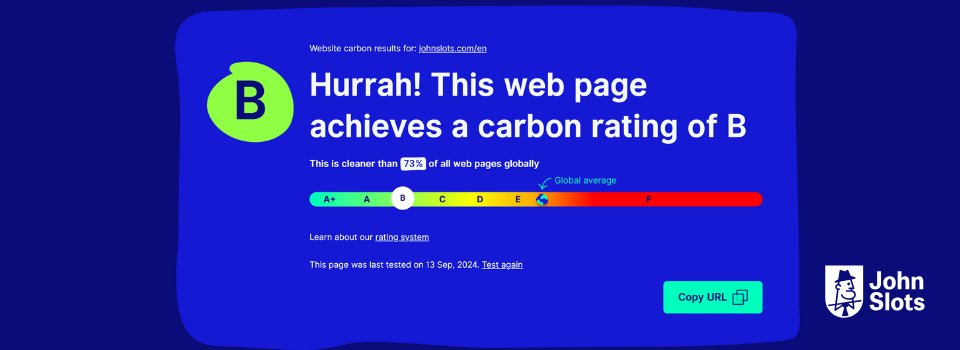 JohnSlots Carbon Footprint