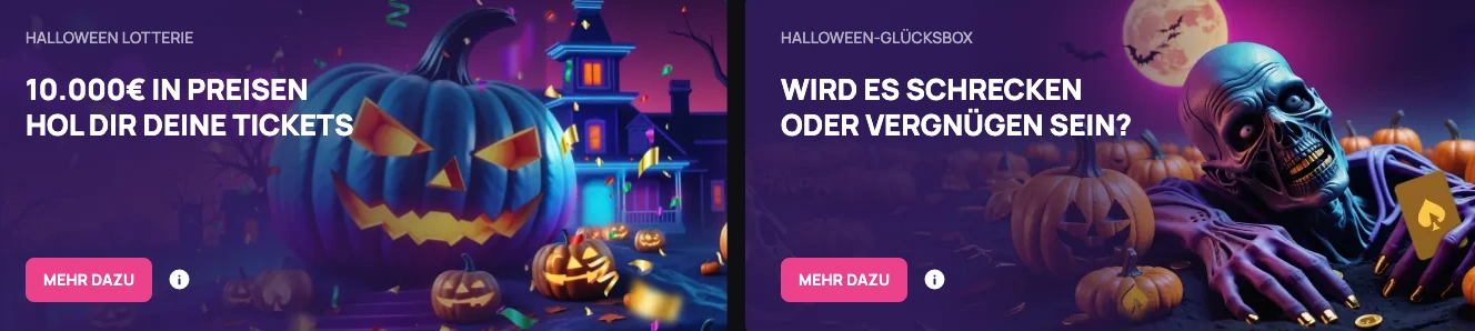 BetAndPlay Halloween Angebote