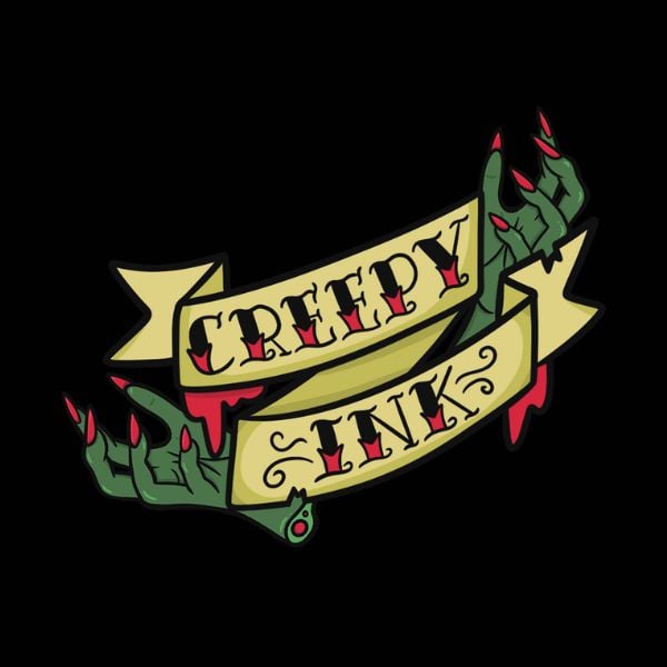 Popiplay creepy ink logo