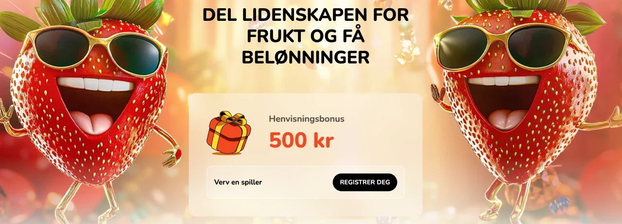 fatfruit casino norge henvisningsbonus