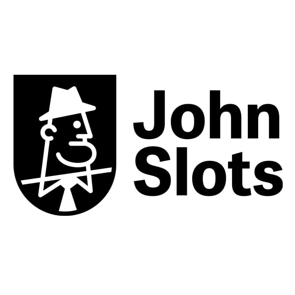 JohnSlots logo with text negative