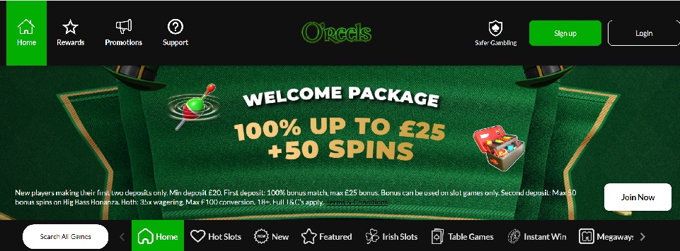 O'reels casino promotions