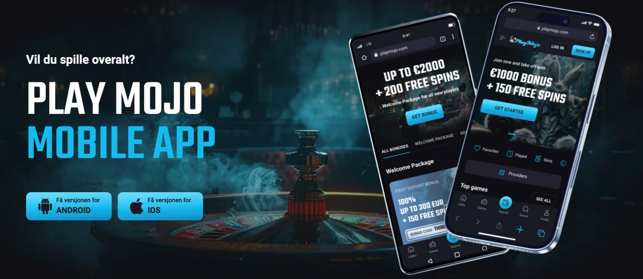 playmojo casino norge mobilapp