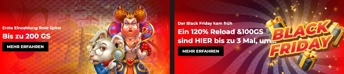 21Red Black Friday Casino Bonus