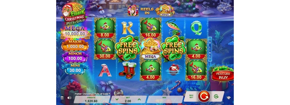 Fishing Christmas Pots of Gold slot