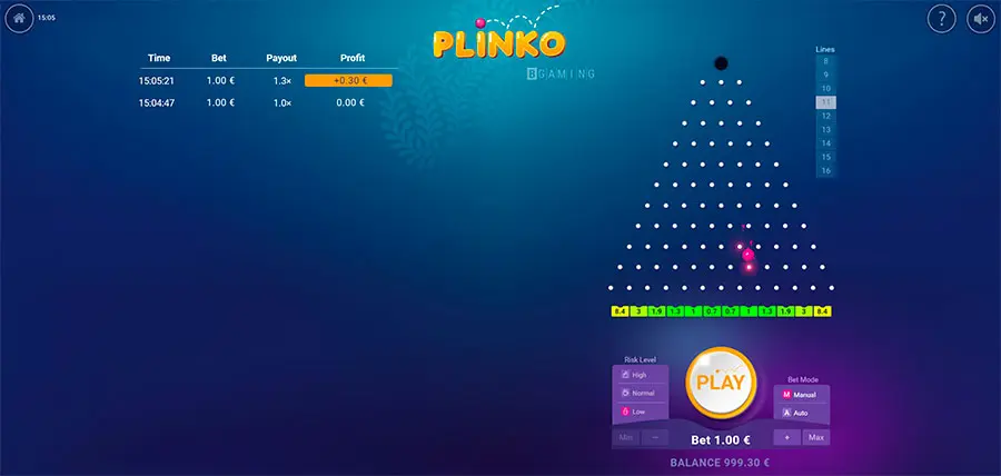 How to play the Plinko Game