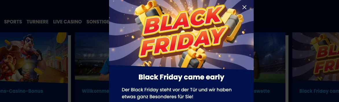 BetnFlix Black Friday Casino Bonus