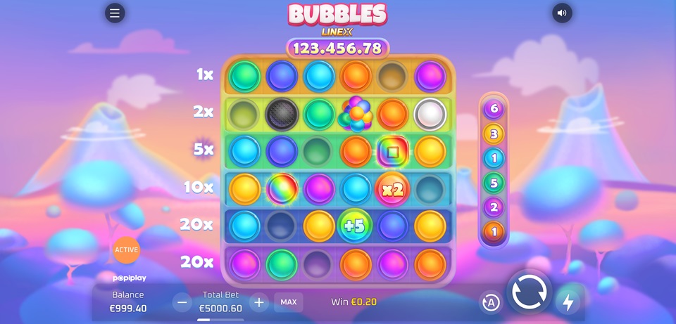 bubbles by popiplay slot gameplay