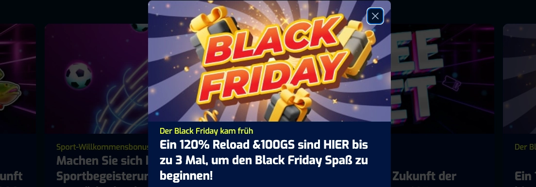 Scibet Black Friday Casino Bonus