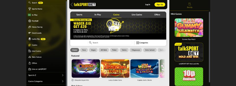 talksport bet home page