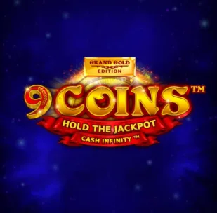 Logo image for 9 Coins Grand Gold Edition Slot Logo