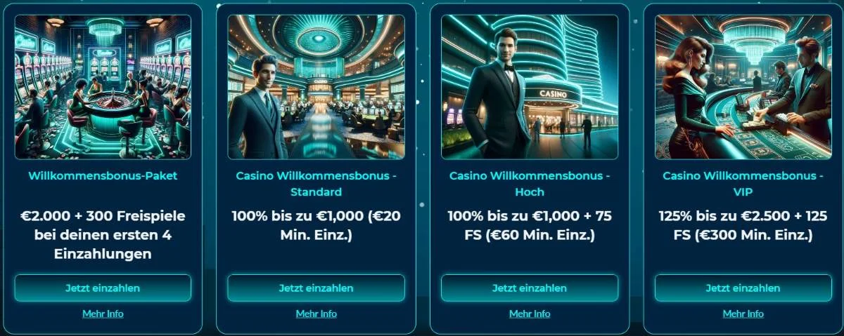 AllSpins Casino exklusiver Willkommensbonus