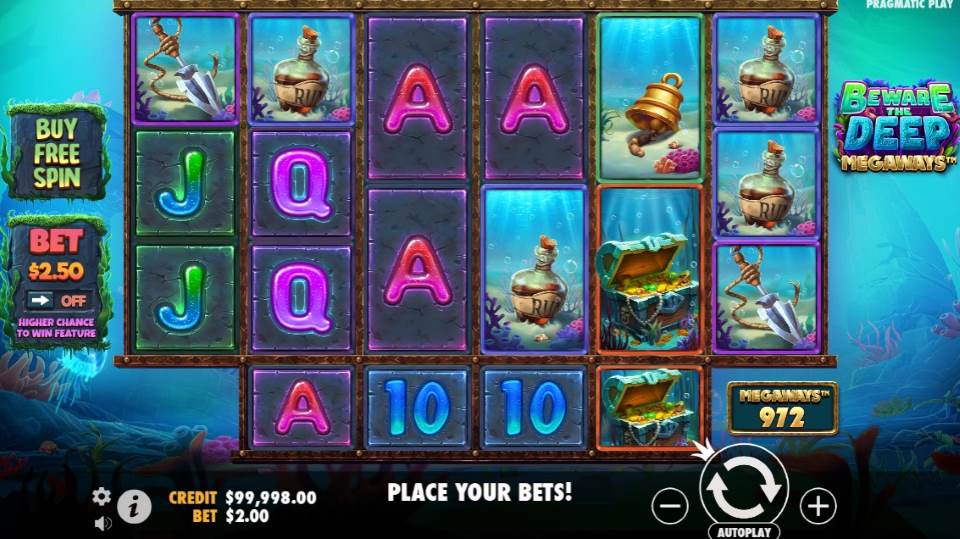 Beware the Deep Megaways Slot