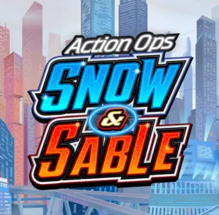 Logo image for Action Ops: Snow & Sable Peliautomaatti Logo